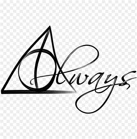 Always Deathly Hallows Harry Potter Hp - Deathly Hallows Always PNG ...