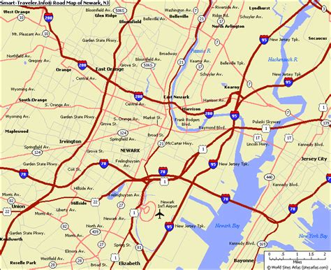 Maps of Newark, New Jersey