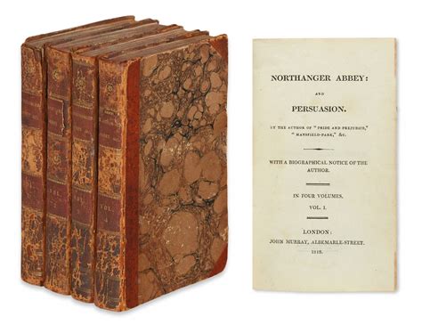 Jane-Austen-Northanger-Abbey-Persuasion-First-Edition-1818 - Swann ...