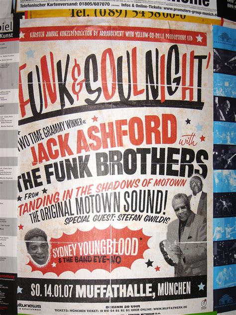 Funk & Soul Night concert posters - Fonts In Use