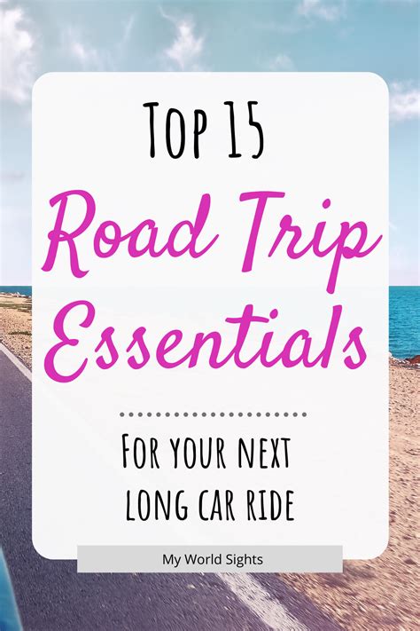 Top 15 Road Trip Essentials for your Next Long Car Ride | Road trip essentials, Road trip ...