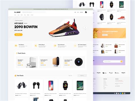 E-Commerce - Landing Page by Shashank Kaushik on Dribbble