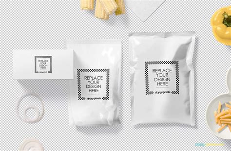 Free Food Packaging Mockup (PSD)