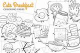 Pancakes Coloring Pages sketch template