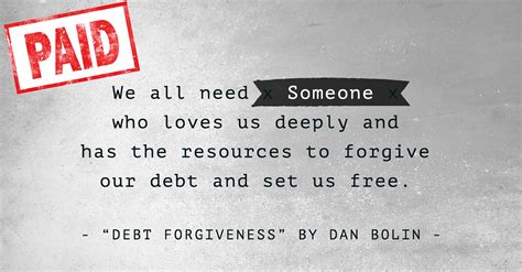 Debt Forgiveness