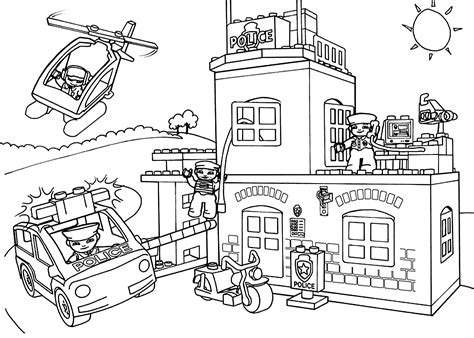 Free Coloring Page Lego City, Download Free Coloring Page Lego City png ...