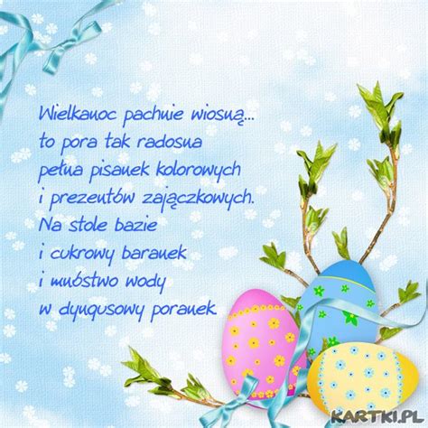 Wielkanoc pachnie wiosna... - KARTKI.pl