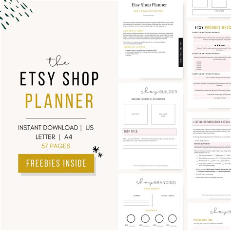 Paper & Party Supplies Etsy SEO Plan Social Media Planner Business ...