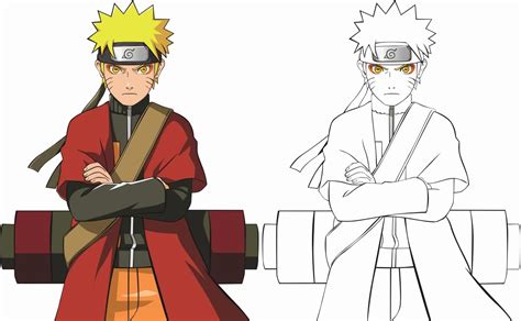 40+ Naruto Uzumaki Sage Mode Drawing - Nichanime