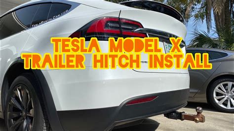 Tesla Model X Trailer Hitch Quick Install - YouTube