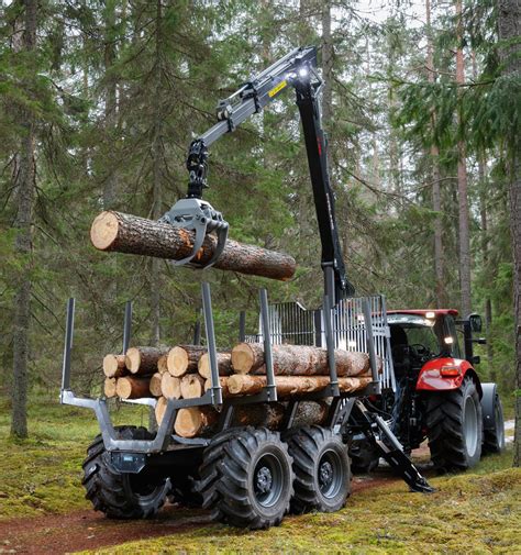 Palms Grapple Log Loaders & Log Trailers from Hakmet