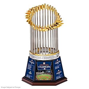 2017 MLB World Series Champions Houston Astros Handcrafted Trophy Sculpture