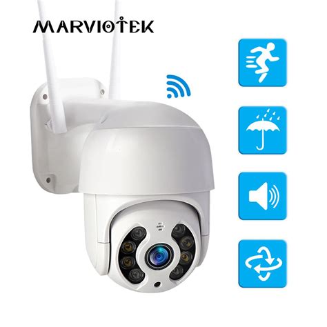 Auto tracking IP Camera Outdoor Night Vision Mini Speed Dome CCTV Camera 1080P Home Security ...