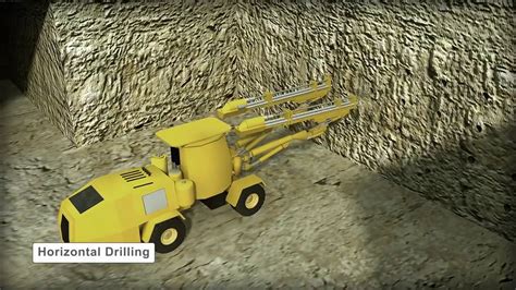 mining cut and fill mining method 3d animation - YouTube