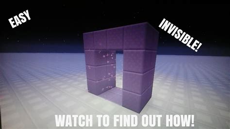 INVISIBLE NETHER PORTAL GLITCH(Minecraft)GeckoGamer - YouTube