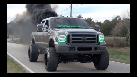 Zac Cotter In His 2005 F250 Powerstroke Turbo Diesel - YouTube