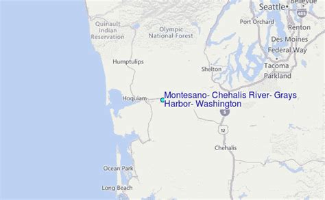 Montesano, Chehalis River, Grays Harbor, Washington Tide Station Location Guide