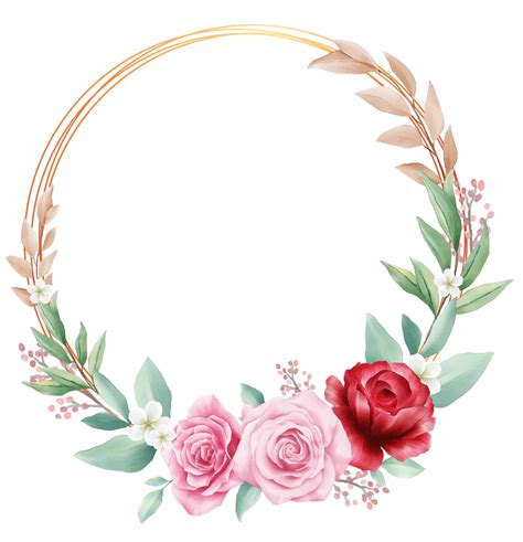 Rose Gold Flowers PNG File - PNG Mart