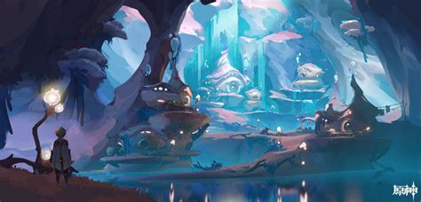 Genshin Impact Fontaine concept art and landscape leaks show new locations