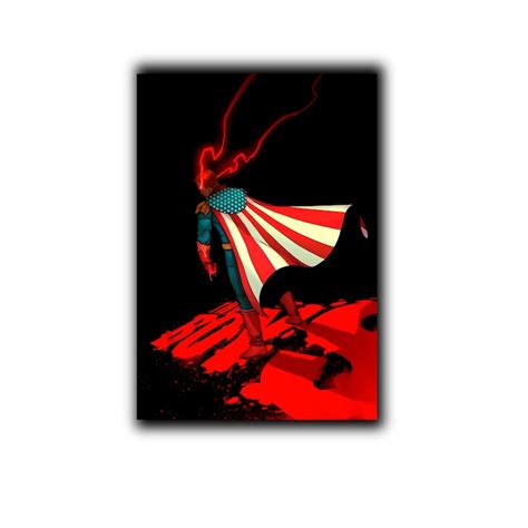 Homelander Canvas Poster, Bedroom Wall Art, TV Show Custom Fan Art, Birthday Gift Idea ...