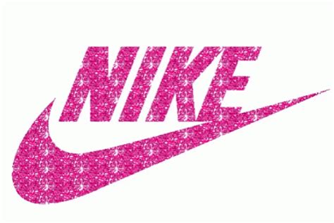 Nike Pink Twinkle Sparkling Logo GIF | GIFDB.com