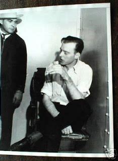 Harry Pierpont during interrogation in Tucson police department | Famous Gangsters | Gangster ...