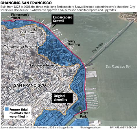 Embarcadero San Francisco Map - World Of Light Map