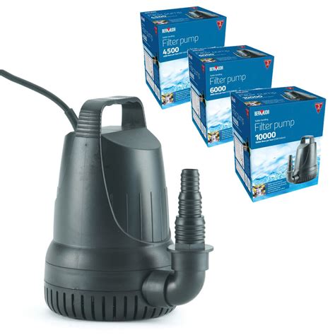 BERMUDA FILTER SUMP SUBMERSIBLE POND PUMP KOI WATER WATERFALL DISPLAY ...