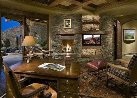 15 Exquisite Home Offices with Stone Walls