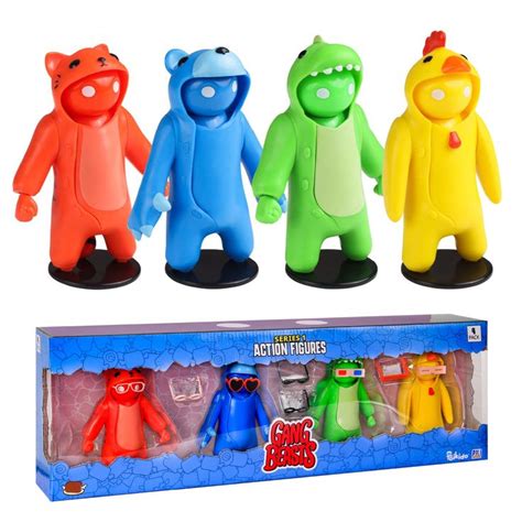 Gang Beasts Action Figures Ultimate Collectors Set – 5 Figures – 6.5 Inches - Video Gamer Toys ...