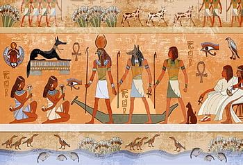 LFEEY ft Murals Ancient Egypt Backdrop Hieroglyphic Carvings Ancient ...