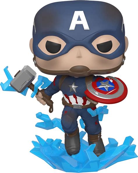 Funko Pop! Marvel: Avengers Endgame Captain America With Broken Shield ...