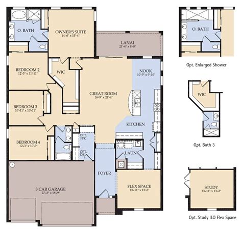 Plenty of room for kids, company, and a sewing room! | Sims house plans, House floor plans ...