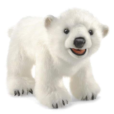 Soft Polar Bear Hand Puppet