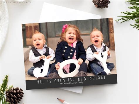 EDITABLE Funny Christmas Card Templates Funny Christmas Photo - Etsy