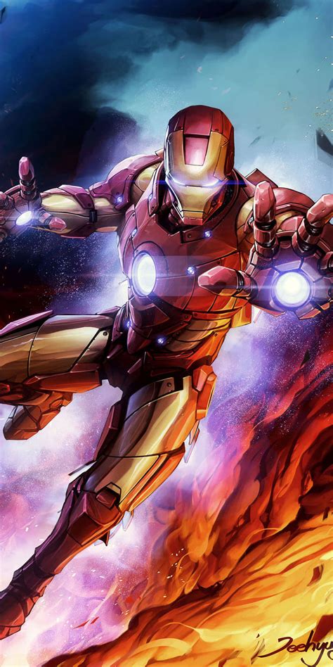 Download Pixel 3 Iron Man Background 1080 X 2160 | Wallpapers.com