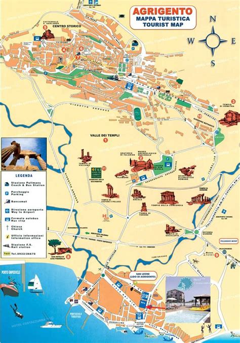 mapa_valle_templos_agrigento2 | Agrigento, Sicily travel, Tourist map