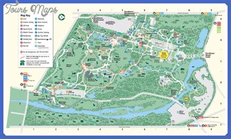 New York zoo map - ToursMaps.com