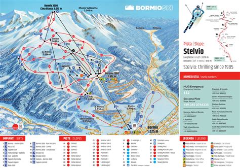 Bormio Ski Resort Piste Maps