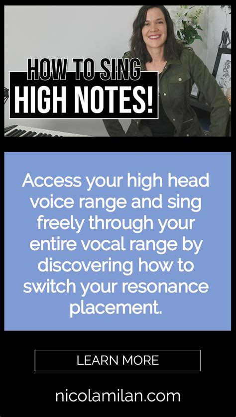 How To Sing High Notes Easily - Singer's Secret | Singing lessons, Learn singing, Singing tips