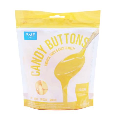 Yellow Candy Melts | Chocolate Candy Buttons | Pme Button Melts