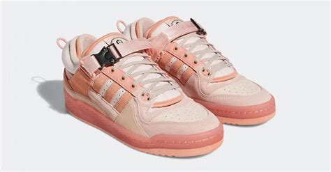 Bad Bunny and Adidas unveil a pink version of their Forum Buckle Low ...