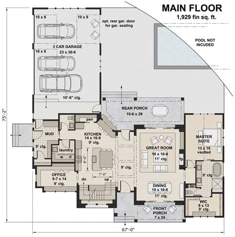 Floor Plan Design Home Office Layout - James Whitstucki