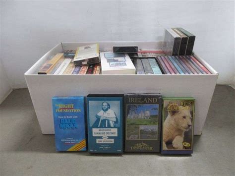 Gaither Homecoming DVDs, Large Assortment of VHS Tapes, John Wayne, Travel, and More - Albrecht ...