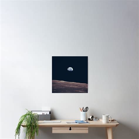 "Earthrise" Poster by historicalstuff | Redbubble