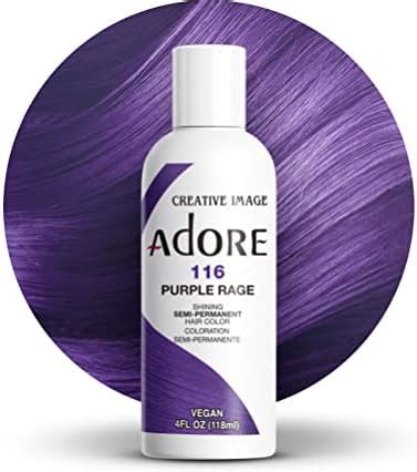 Amazon.com : Adore Semi Permanent Hair Color - Vegan and Cruelty-Free Hair Dye - 4 Fl Oz - 116 ...