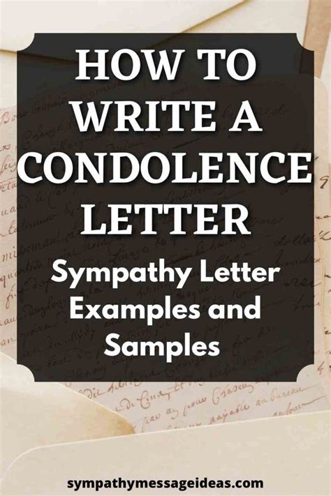 15 Sympathy Letter Samples and Examples | Sympathy letter, Words of sympathy, Words for sympathy ...