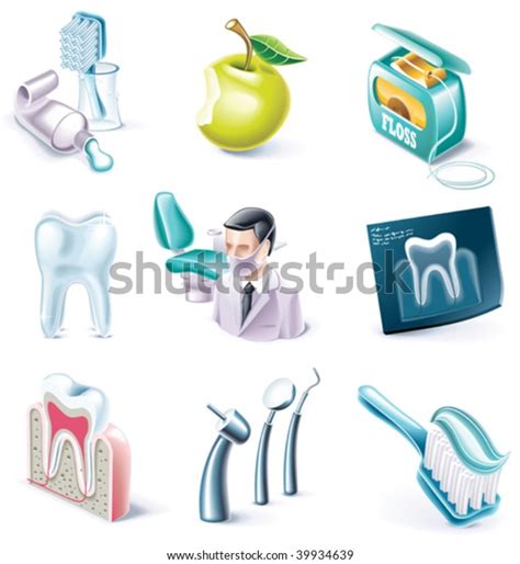 Vector Cartoon Style Icon Set Part Stock Vector (Royalty Free) 39934639 ...