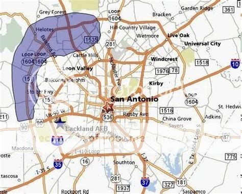 Lackland Air Force Base Map - Maping Resources