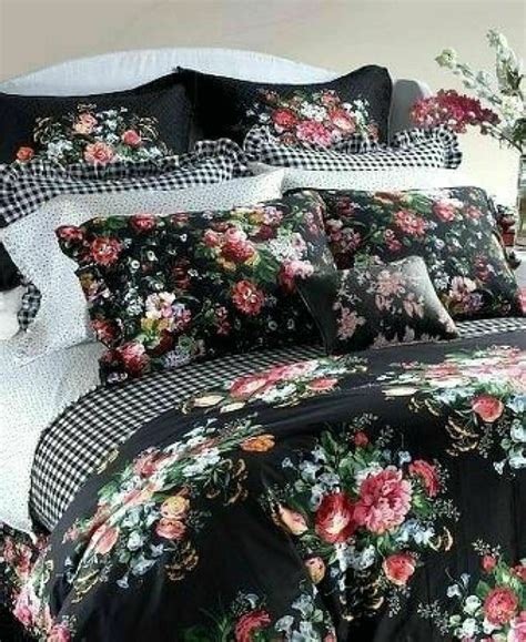 RALPH LAUREN COSSETTE Black Floral Twin Duvet / Comforter Cover Brand New, Rare, Vintage - Etsy